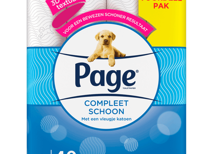 Page Compleet Schoon toiletpapier