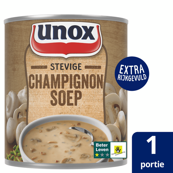 Unox Stevige soep champignonsoep