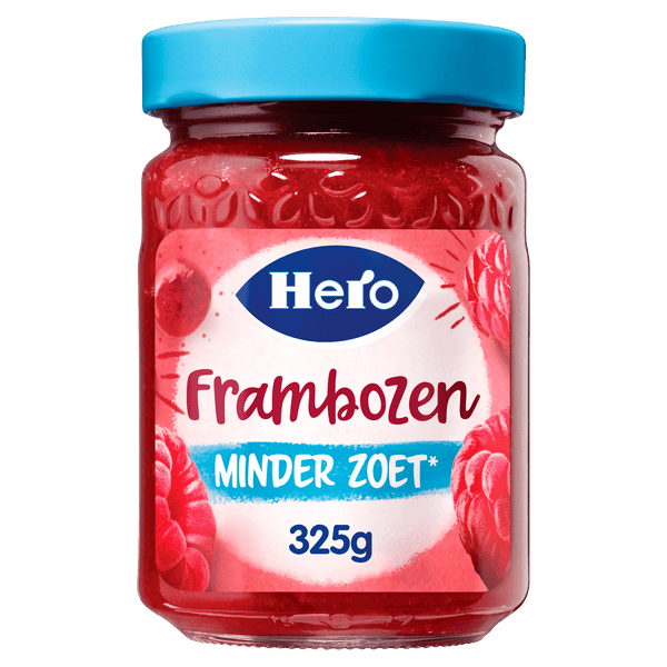 Hero Jam Less Sweet Raspberry