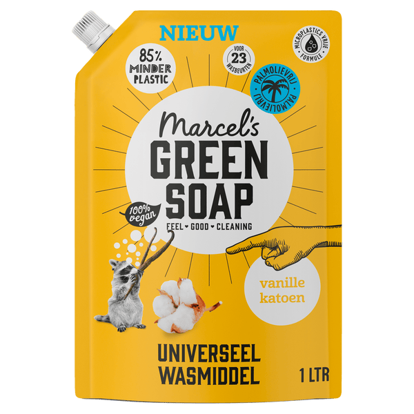 Marcel's Green Soap Waschmittel-Nachfüllpackung Vanille & Baumwolle