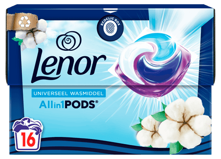 Lenor pods allin1 katoen fris 16st