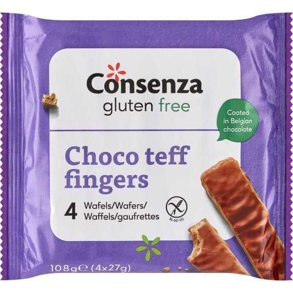 Consenza Schoko-Teff-Riegel glutenfrei
