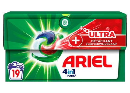 Ariel + Pods 4in1 ultra vlekverwijderaar 19S