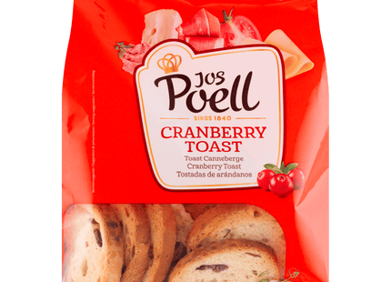 Jos Poell Stokbroodtoast cranberry