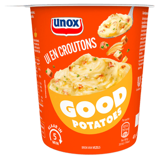 Unox Good potatoes ui croutons