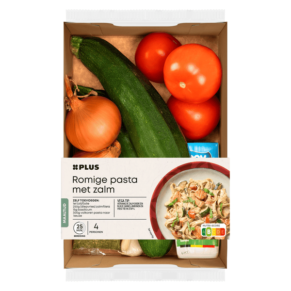 Meal kit Pasta with salmon