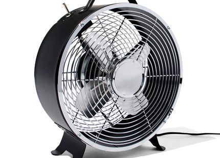 table fan retro black Ø25.8cm