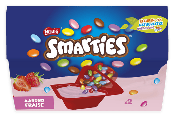Nestlé SMARTIES Joghurt Erdbeere