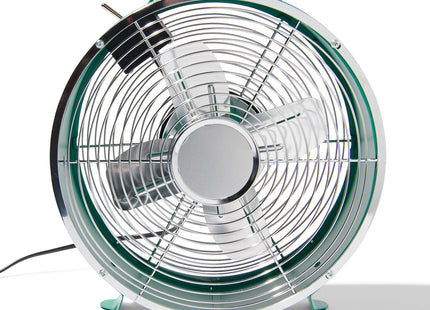 table fan retro Ø25.8cm green