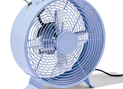 tafelventilator retro Ø25.8cm blauw