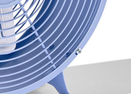 tafelventilator retro Ø25.8cm blauw