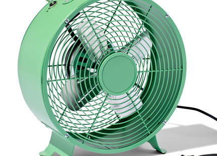 table fan retro Ø25.8cm green