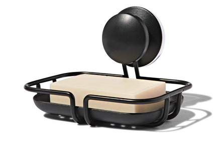 soap dish with suction cup black