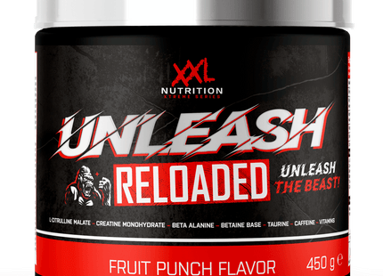 XXL Nutrition Unleashed Pre-Workout Fruit Punch