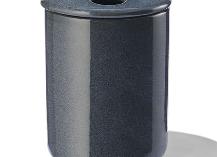 toothbrush holder Ø8.5x10 reactive ceramic anthracite