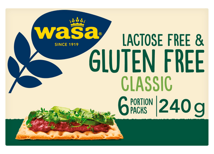 Wasa Glutenvrije en Lactosevrije Knäckebröd