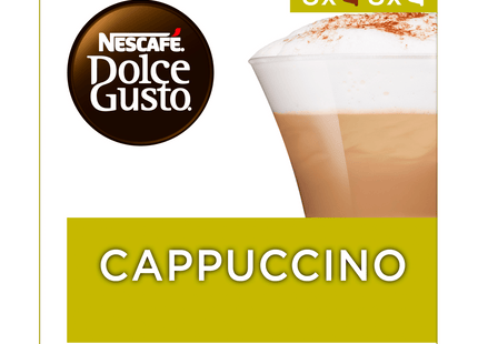 Nescafe Dolce Gusto coffee cups cappuccino