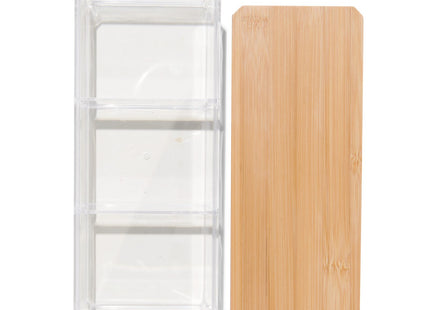 organizer transparent with lid 9x12.5x6.8