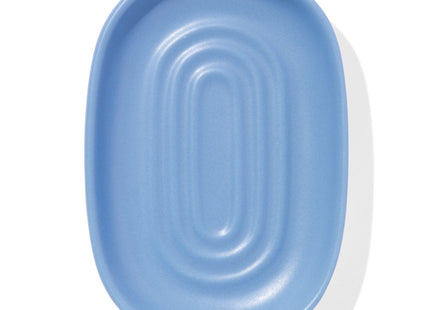 soap dish Ø8x15 matt ceramic blue