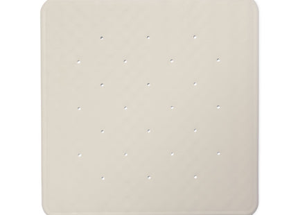 bath mat 53x53 rubber anti-slip white