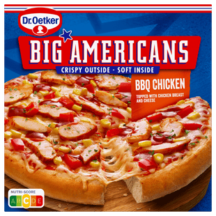 Dr. Oetker Big Americans pizza BBQ Chicken