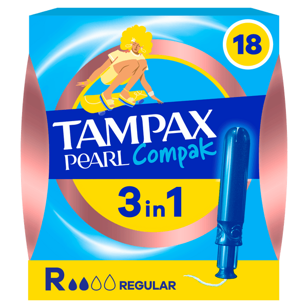 Tampax Compak pearl regular 18CT