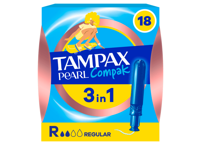 Tampax Compak pearl regular 18CT