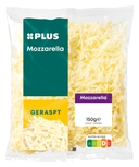 Geriebener Mozzarella-Käse