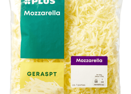 Geraspte kaas mozzarella