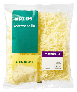 Geraspte kaas mozzarella