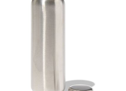 insulated bottle 450ml stainless steel double-walled silver