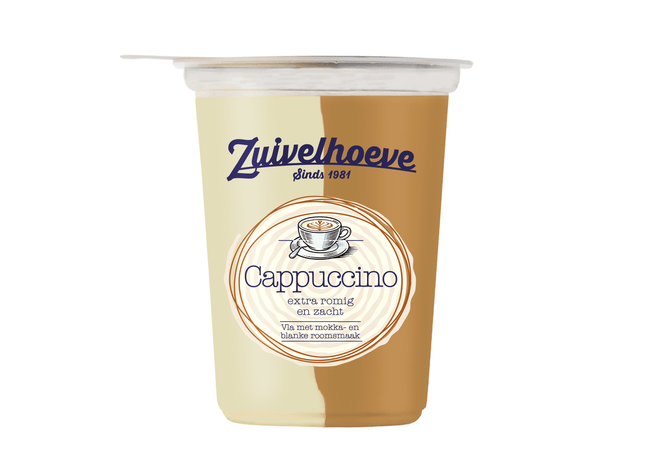 Zuivelhoeve Boer'n vla Cappuccino 450g