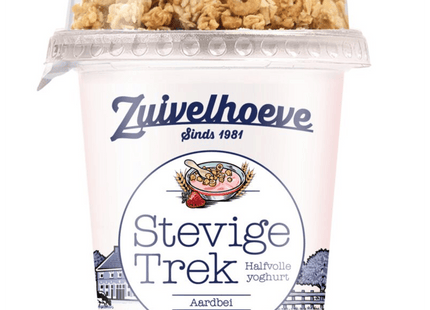 Zuivelhoeve Stevige trek Aardbei 310g