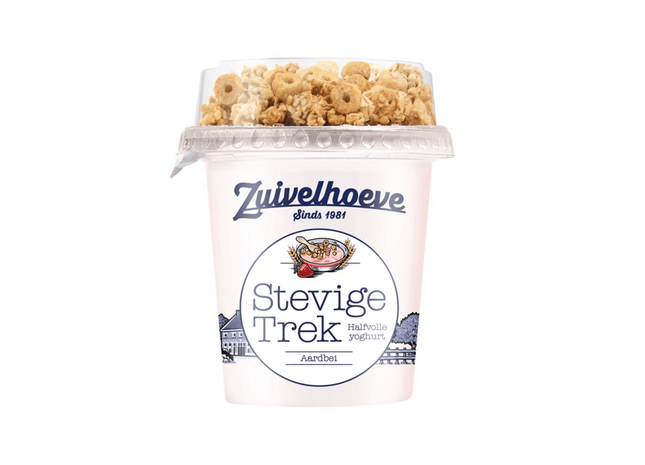 Zuivelhoeve Stevige trek Aardbei 310g