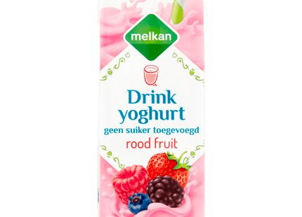 Melkan Drinkyoghurt rood fruit