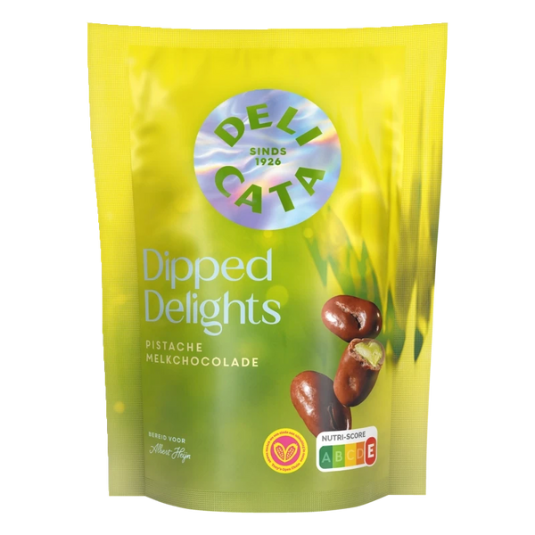 Delicata Dipped delights pistache melkchocolade