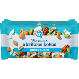 Notenmix abrikoos kokos 3-pack
