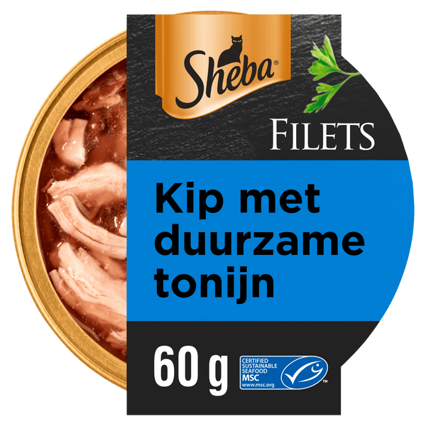Sheba Filets Tonijn en kip in saus