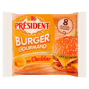 Président Burger slices cheddar