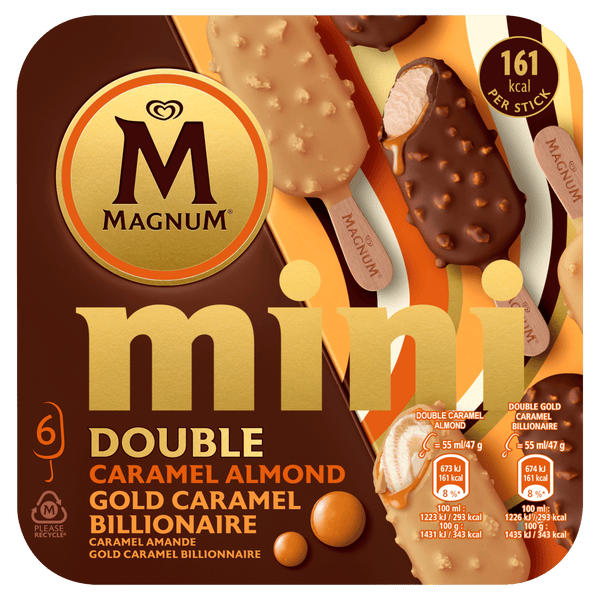 Magnum Mini Double Caramel Almond Billionaire