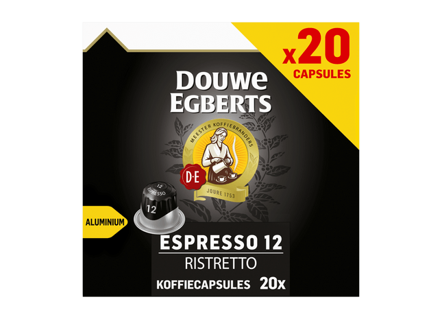 Douwe Egberts Capsules espresso 12 ristretto