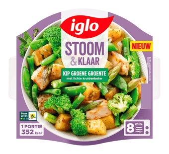 Iglo Stoom & klaar kip groene groente