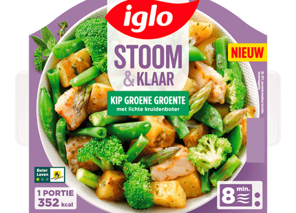 Igloo Steam &amp; ready chicken green vegetable