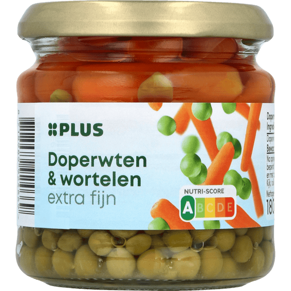 Extra feine Erbsen und Möhren