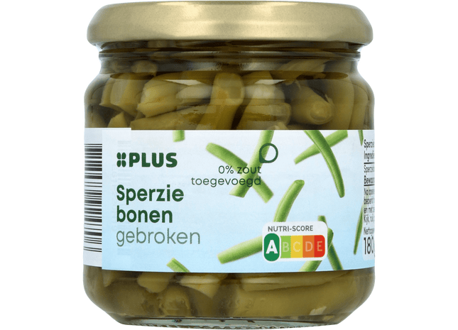 Sperziebonen gebroken