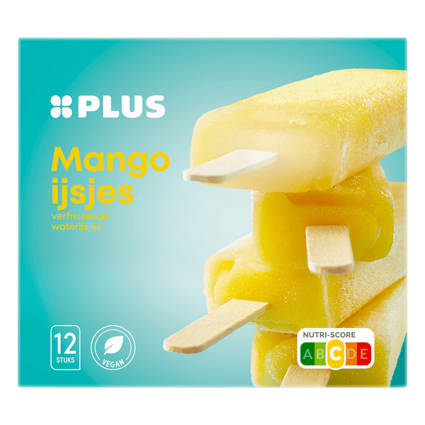 Mango-Eis am Stiel