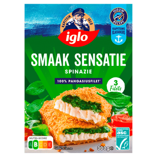 Iglu-Geschmackserlebnis Spinat