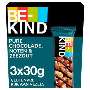 BeKind Notenrepen glutenvrij chocolade zout