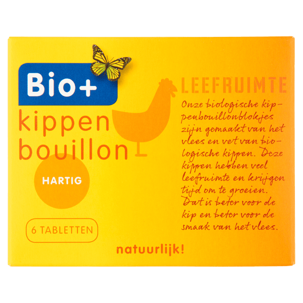 BIO+ Bouillon kip 6 blokjes