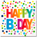 Folat Servetten rainbow dots